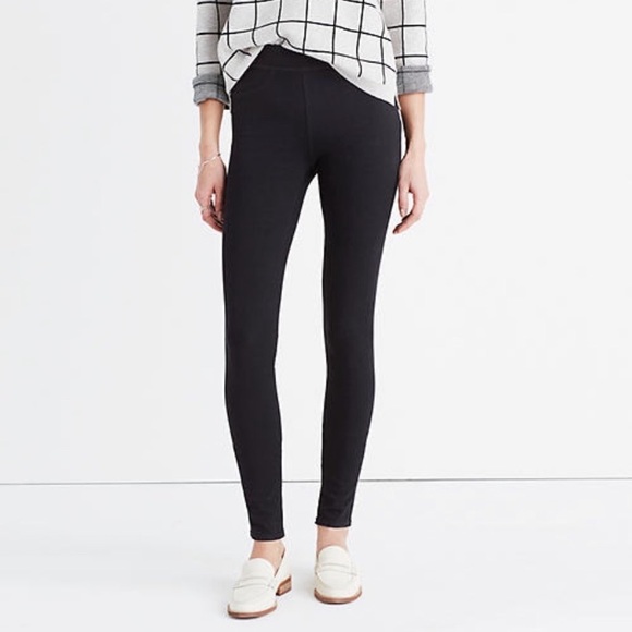 Madewell black jeggings the anywhere jeans 28 - Picture 1 of 7